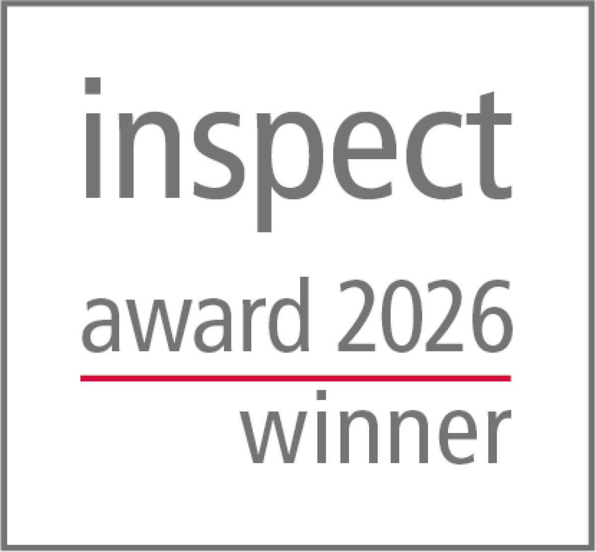 inspectAward2026 winner
