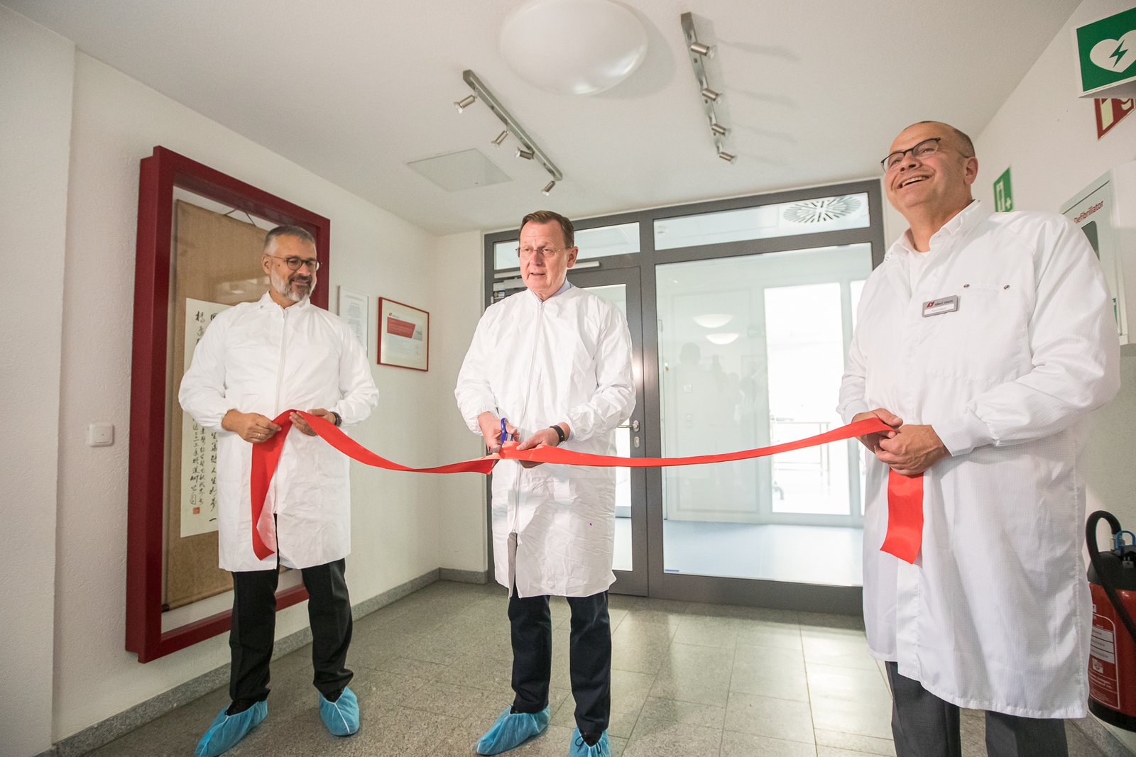 Thuringia Prime Minister Bodo Ramelow inaugurates Allied Vision facility in Stadtroda
